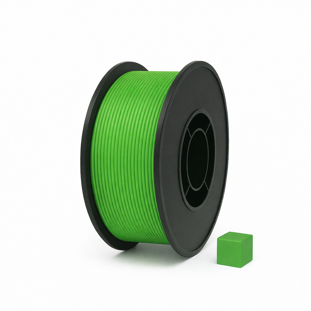 Šviesiai žalias PLA 3D plastikas 1.75 mm, 1 kg ritė – pagaminta Lietuvoje, Filacraft
