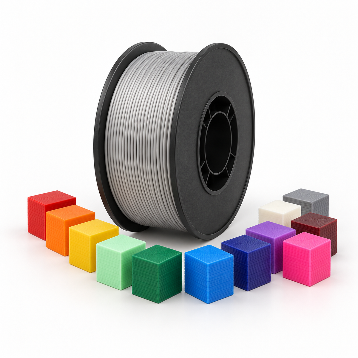FILACRAFT PLA 3D plastikas – įvairių spalvų ritės, 1.75 mm, pagaminta Lietuvoje