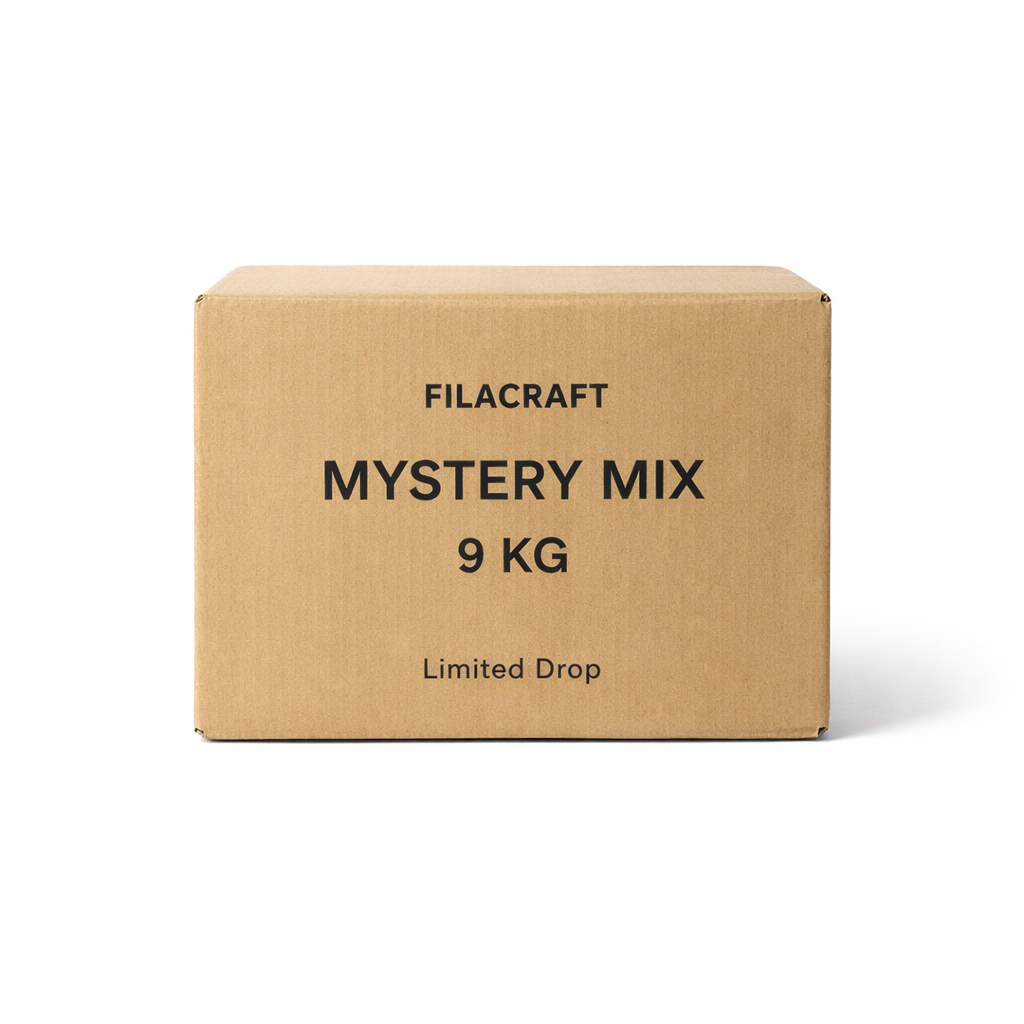 FILACRAFT Mystery Mix 9 kg 3D plastiko ričių rinkinys kraft kartono dėžėje – riboto leidimo drop.