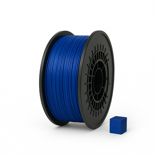 Mėlynas PETG 3D plastikas 1.75 mm, 1 kg ritė – pagaminta Lietuvoje, Filacraft