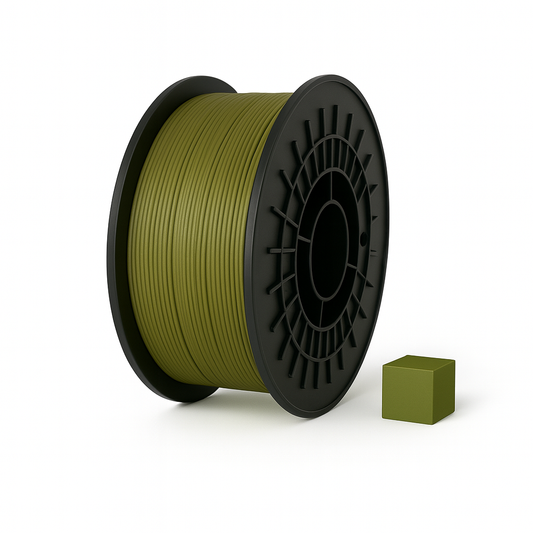 FILACRAFT PLA 3D plastikas karinis chaki 1.75 mm 1 kg – pagaminta Lietuvoje, Filacraft
