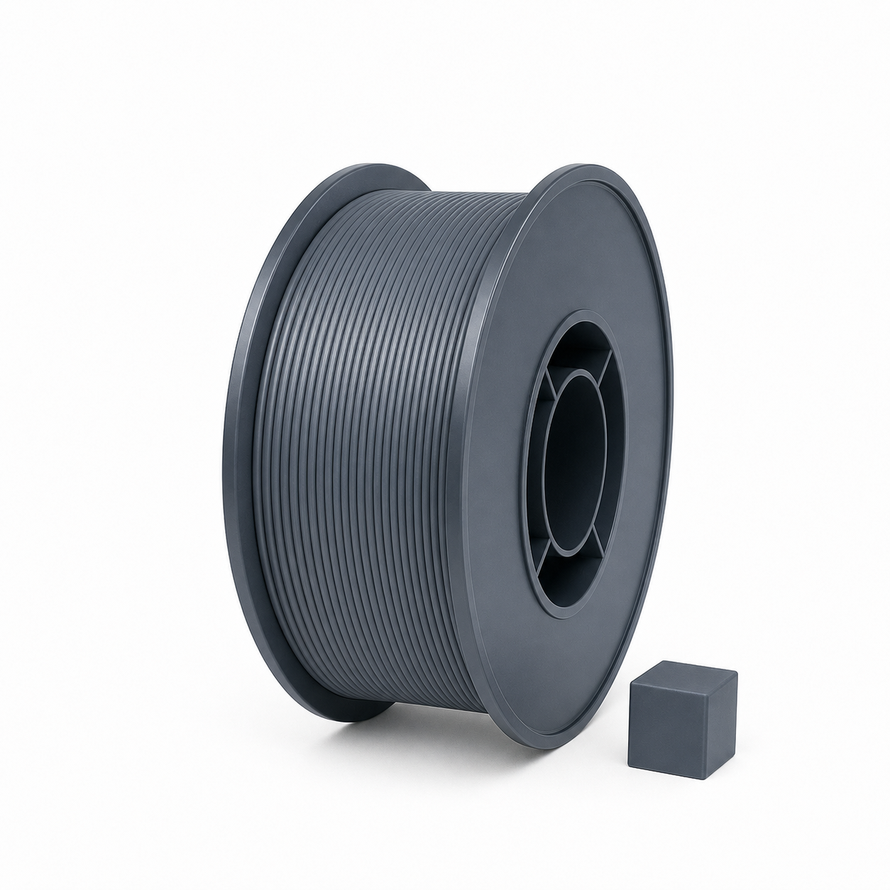 Antracito PETG 3D plastikas 1.75 mm, 1 kg ritė – pagaminta Lietuvoje, Filacraft