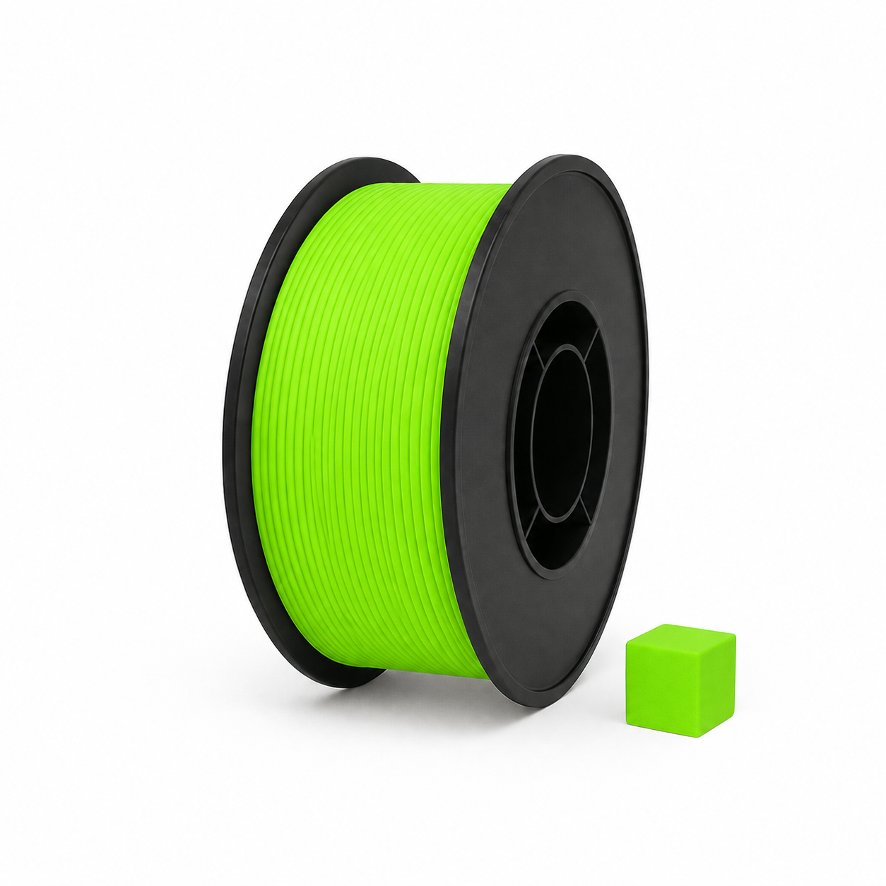 Šviesiai žalias PETG 3D plastikas 1.75 mm, 1 kg ritė – pagaminta Lietuvoje, Filacraft