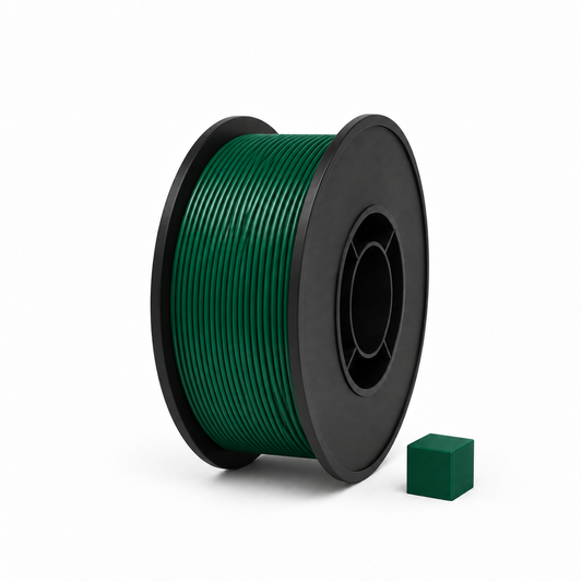 Samanų žalia PLA 3D plastikas 1.75 mm, 1 kg ritė – pagaminta Lietuvoje, Filacraft
