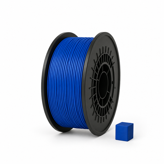Mėlynas ABS 3D plastikas 1.75 mm, 0.85 kg ritė – smūgiams atsparus, Filacraft