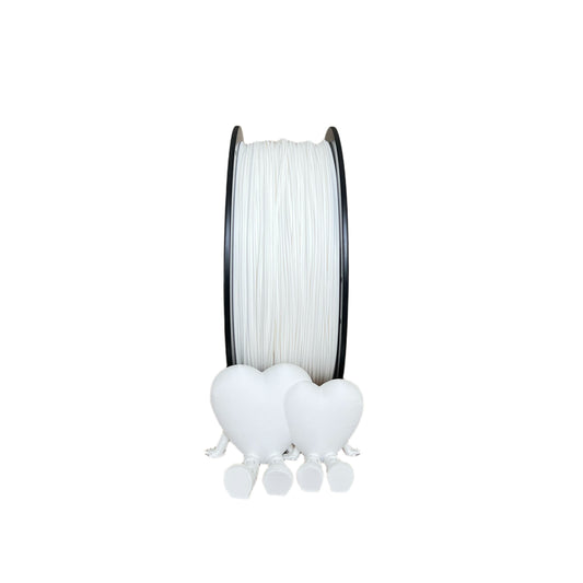 PLA 3D spausdintuvo filamentas 1.75mm 1kg baltas 