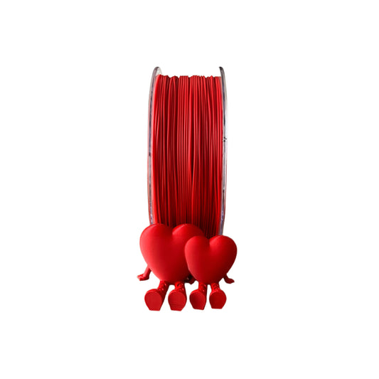 PLA 3D spausdintuvo filamentas 1.75mm 1kg raudonas 