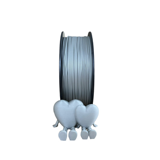 PLA 3D spausdintuvo filamentas 1.75mm 1kg sidabrinis galaxy 