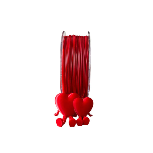 PETG 3D plastikas 1.75 mm 1 kg Filacraft raudonas