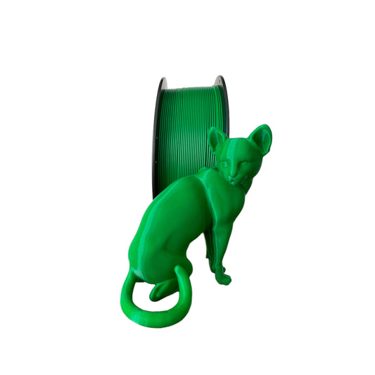 PETG 3D plastikas 1.75 mm 1 kg žalias, green