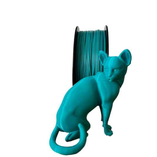 PETG 3D plastikas 1.75 mm 1 kg crystal blue, krištolo mėlynas