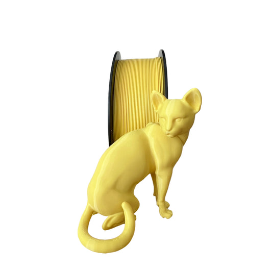 PETG 3D plastikas 1.75 mm 1 kg geltonas, yellow