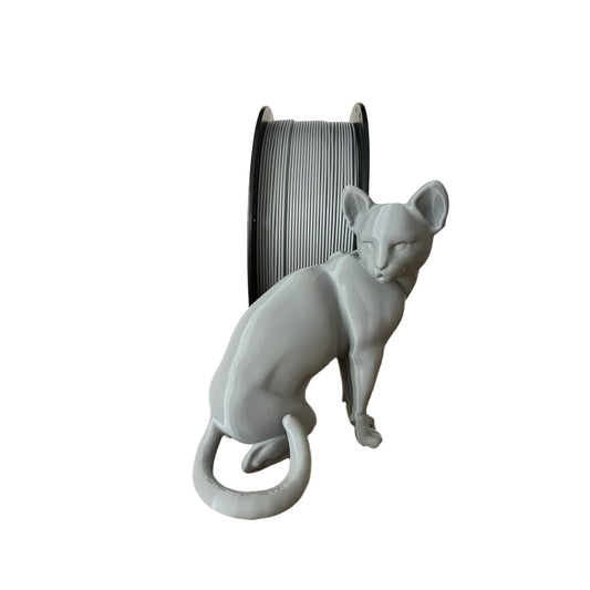 PETG 3D plastikas 1.75 mm 1 kg pilkas, grey
