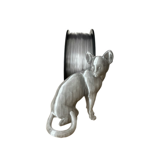 PETG 3D plastikas 1.75 mm 1 kg skaidrus transparent