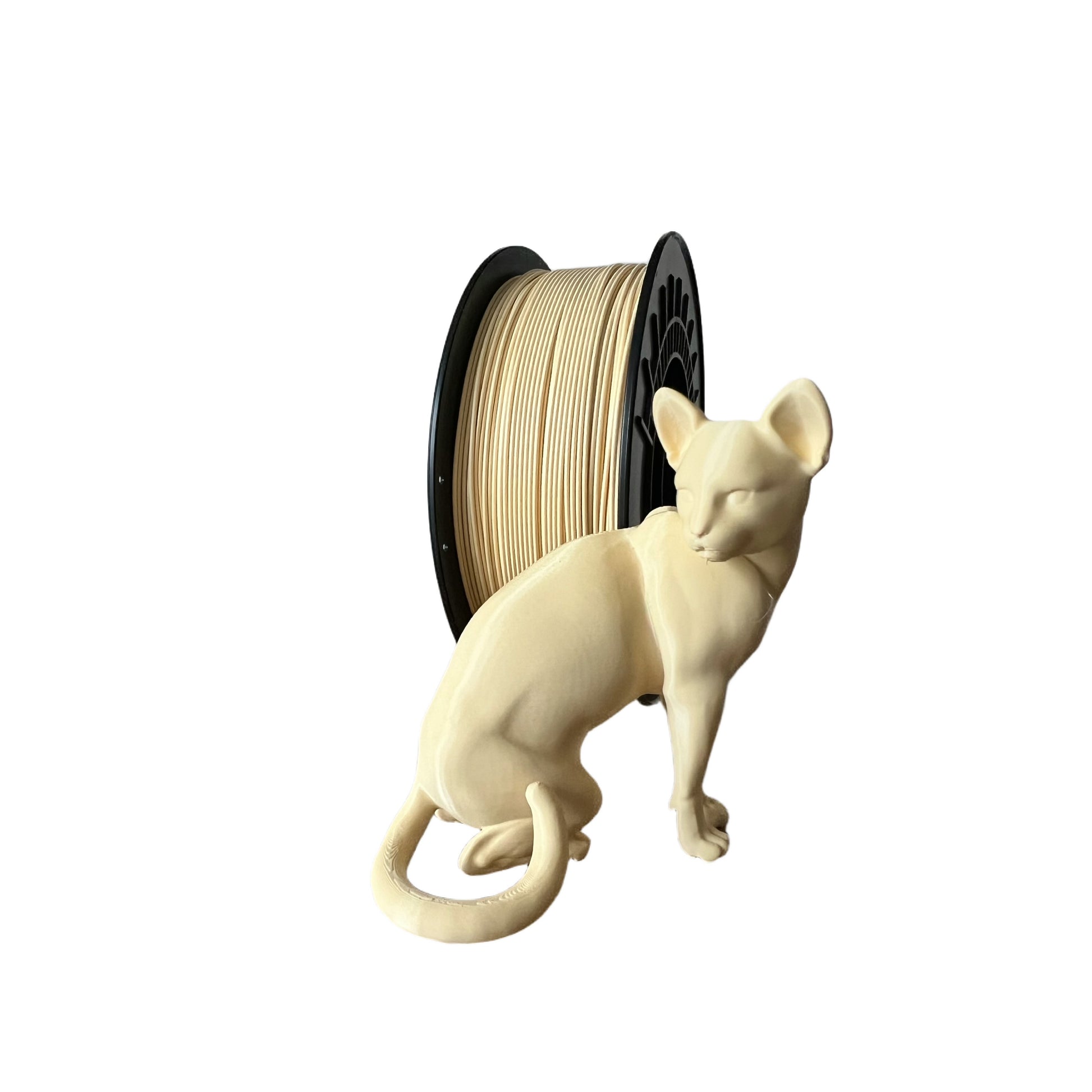 PETG 3D plastikas 1.75 mm 1 kggeltonas pastelinis, yellow pastel