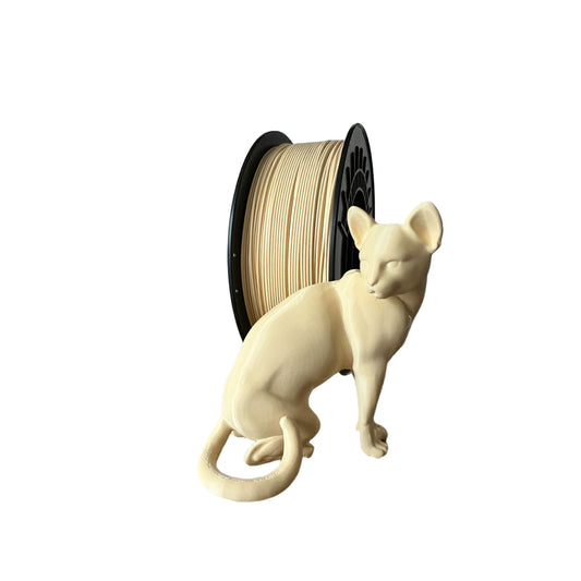 PETG 3D plastikas 1.75 mm 1 kggeltonas pastelinis, yellow pastel